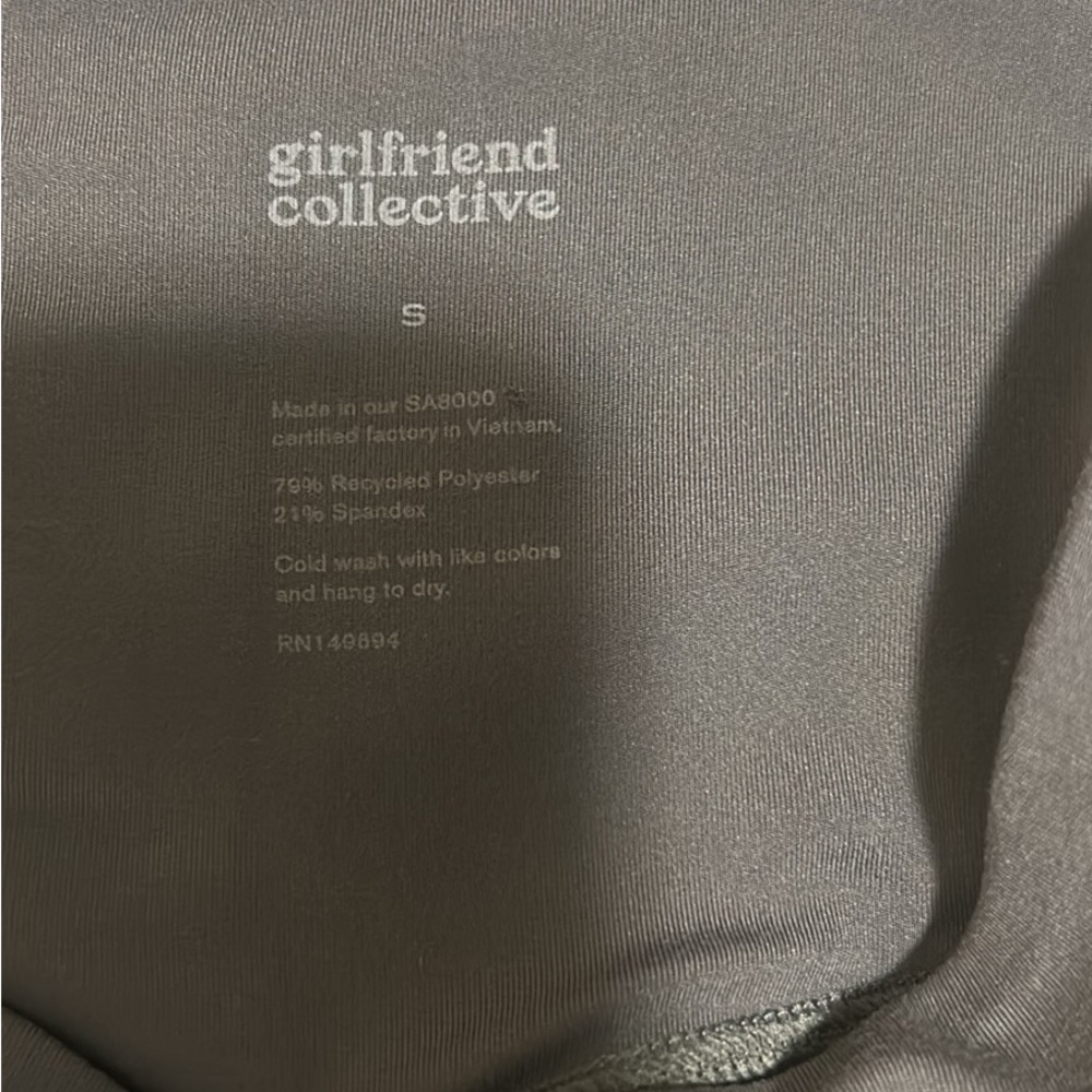 Girlfriend Collective Charcoal Leggings